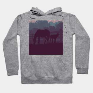 Mare and foal Hoodie